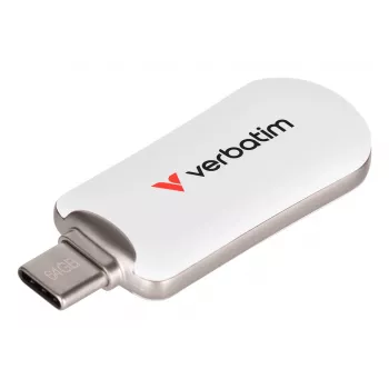 Verbatim Plectra USB-C zibatmiņa balta 64GB