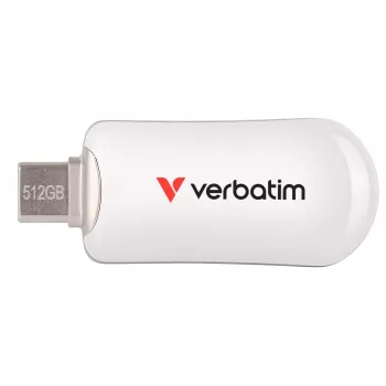 Verbatim Plectra USB-C zibatmiņa balta 512GB