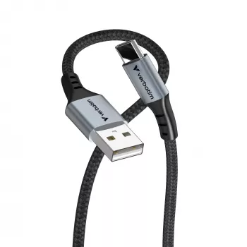 Verbatim Sync & Charge kabelis USB-A uz USB-C 120 cm, 1,2 m, USB A, USB C, USB 2.0, 0,48 Gbit/s, Melns