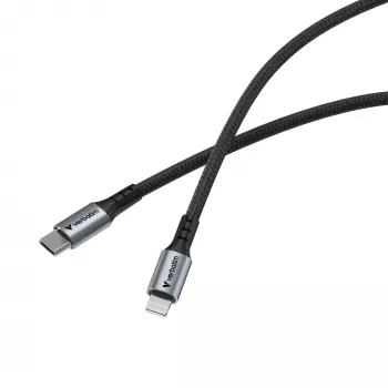 Verbatim Sync & Charge kabelis USB-C uz Lightning 120 cm, 1.2 m, Lightning, USB C, vīriešu, vīriešu, melns