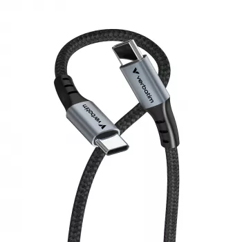 Verbatim Sync & Charge kabelis - 100W USB-C uz USB-C 120 cm, 1.2 m, melns