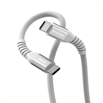 Verbatim Sync & Charge Magnetic kabelis – 60W USB-C uz USB-C 120 cm pelēks