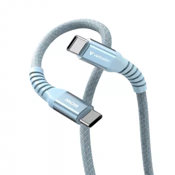 Verbatim Sync & Charge Magnetic kabelis - 60W USB-C uz USB-C 120 cm Zils