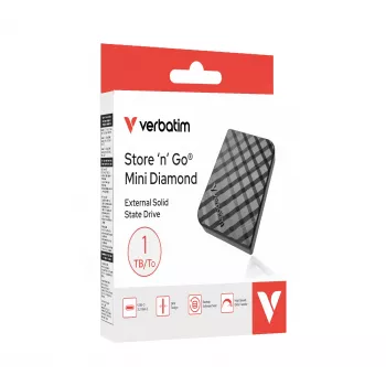Verbatim Store 'n 'Go Mini Diamond USB-C 1TB Melns