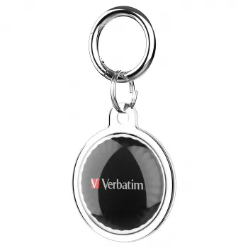 Verbatim My Finder Coin — Bluetooth izsekotājs atslēgām, somām, melns, IP66, CR2032