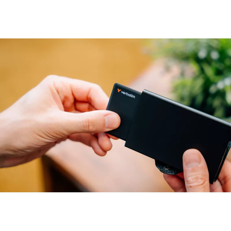 Verbatim My Finder Card Bluetooth atradējs 1 iepakojums Melns