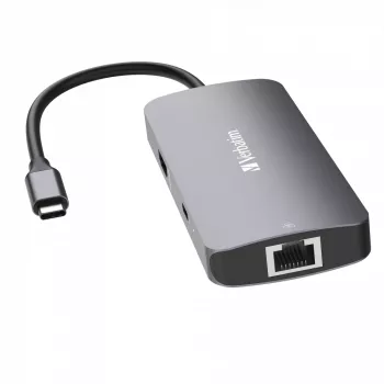 Verbatim CMH-05 USB-C 5 portu centrmezgls 5000 Mbit/s Sudrabs