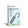 Verbatim CMH-08 USB Type-C 8 portu centrmezgls 5000 Mbit/s Sudrabs