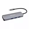 Verbatim CMH-08 USB Type-C 8 portu centrmezgls 5000 Mbit/s Sudrabs