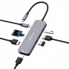 Verbatim CMH-08 USB Type-C 8 portu centrmezgls 5000 Mbit/s Sudrabs