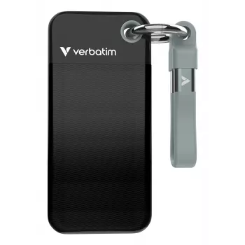 Verbatim Pocket SSD USB 3.2 Gen 2 2TB Melns/Pelēks