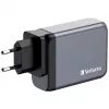 Verbatim GNC-100 GaN lādētājs 100W ar 2 x USB-C PD 100W / 1 x USB-C PD 65W / 1 x USB-A QC 3.0 (ES/UK/US)