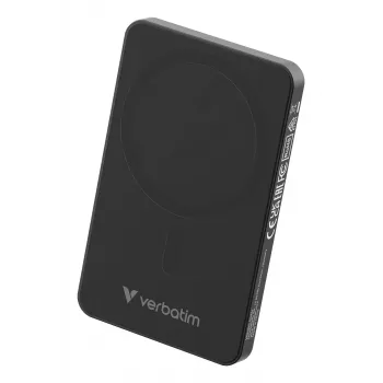 Verbatim Charge 'n' Go Essentials Magnētiskais bezvadu barošanas bloks 5000 mAh Melns