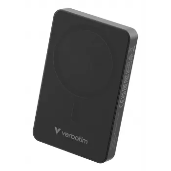 Verbatim Charge 'n' Go Essentials Magnētiskais bezvadu barošanas bloks 10000 mAh Melns