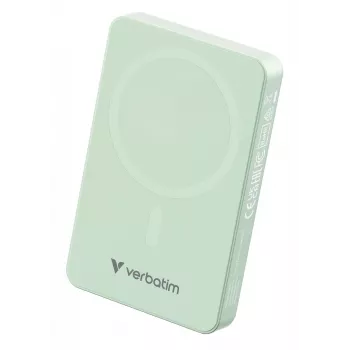Verbatim Charge 'n' Go Essentials Magnētiskais bezvadu barošanas bloks 10000 mAh Zaļš