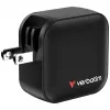 Verbatim Mini GaN Lādētājs 70W 3 Porti US spraudnis ar EU un UK adapteriem