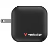 Verbatim Mini GaN Lādētājs 70W 3 Porti US spraudnis ar EU un UK adapteriem