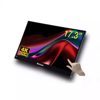 Verbatim Portable Touchscreen 17.3 collu 4K Ultra HD LCD monitors