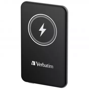 Power bank VERBATIM Charge AnA Go 5000mAh magnētiskais bezvadu, melns