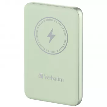 Verbatim Charge 'n' Go magnētiskais bezvadu barošanas bloks 10000mAh Zaļš