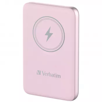Verbatim Charge 'n' Go Magnētiskais bezvadu barošanas bloks 10000mAh Rozā