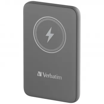 Verbatim Charge 'n' Go magnētiskais bezvadu barošanas bloks 10000mAh Pelēks