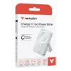 Verbatim Charge 'n' Go magnētiskais bezvadu barošanas bloks ar statīvu - 10000 mAh Zils