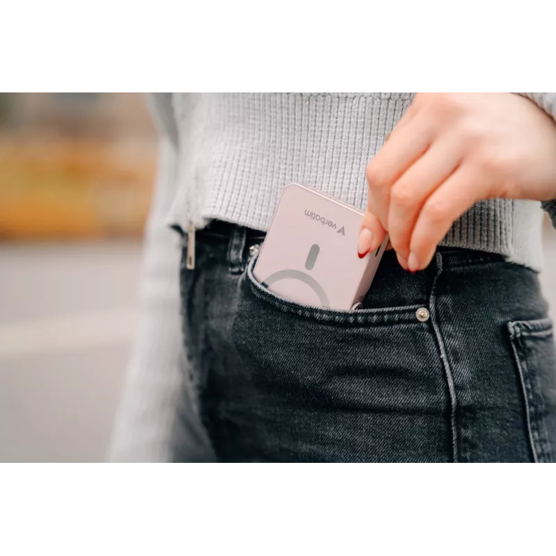 Verbatim Charge 'n' Go magnētiskais bezvadu barošanas bloks ar statīvu - 10000 mAh Zils