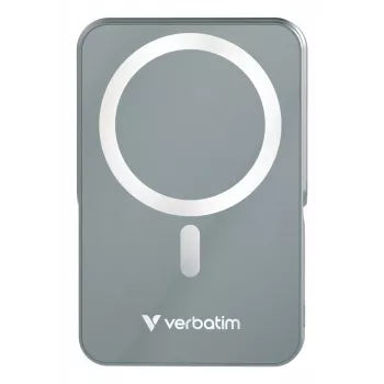 Verbatim Charge 'n' Go Magnētiskais bezvadu barošanas bloks ar statīvu - 10000 mAh Pelēks