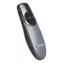 Verbatim Focus bezvadu prezentētājs ar sarkanu lāzera rādītāju, RF, USB, 30 m, melns, sudrabs