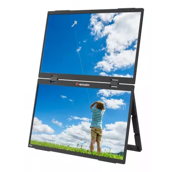 Verbatim Portable 15.6 inch FHD Dual Monitor Essentials pārnēsājams monitors