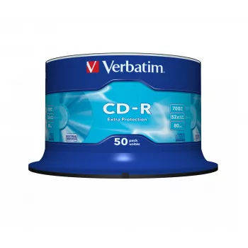 Verbatim CD-R Extra Protection 700 MB 52x 50 gab.