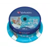 Verbatim CD-R AZO Wide Inkjet Printable 700 MB 52x 25 gab.