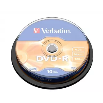 Verbatim DVD-R Matt Silver 4.7 GB 10 gab.