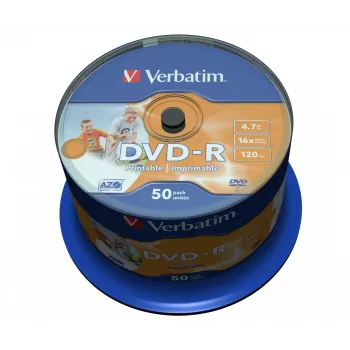 Verbatim 43533 tukšs DVD 4.7 GB DVD-R 50 gab.
