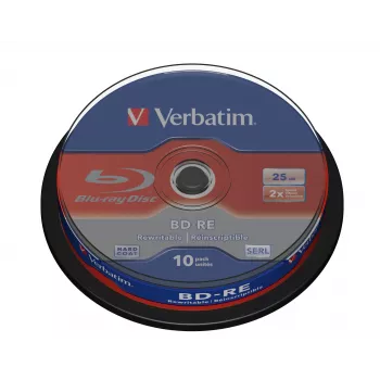 Verbatim BD-RE SL 25GB 2x 10 gab. vārpsta