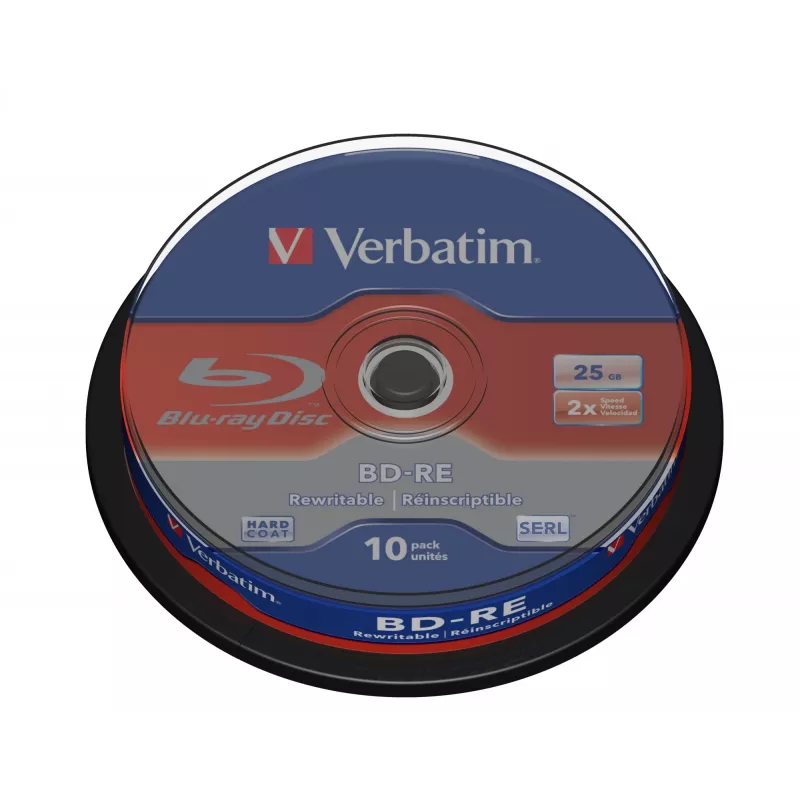 Verbatim BD-RE SL 25GB 2x 10 gab. vārpsta