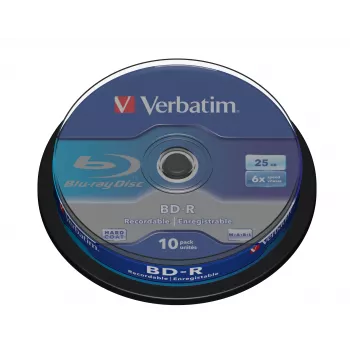 Verbatim BD-R SL 25GB 6x 10 gab. vārpsta