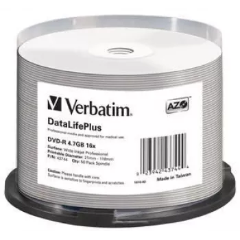Verbatim DataLifePlus 4.7 GB DVD-R 50 gab.