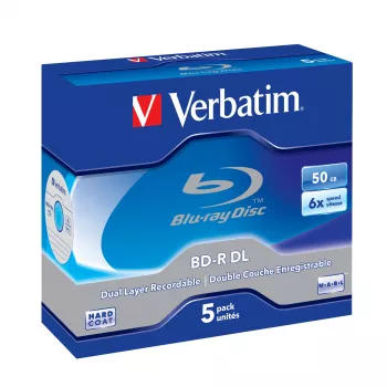 Verbatim 43748 tukšs Blu-Ray disks BD-R 50 GB 5 gab.