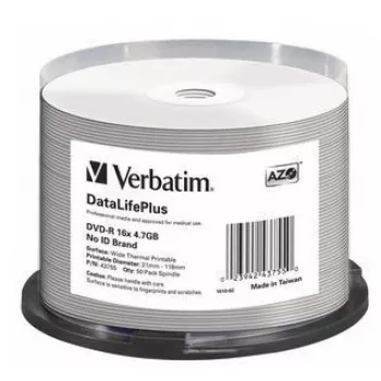 Verbatim DataLifePlus 4.7 GB DVD-R 50 gab.