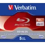 Verbatim BD-RE DL 50GB 2 x 5 paka Jewel Case 5 gab.