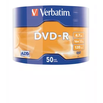 Verbatim DVD-R Matt Silver 50 disku spoles iepakojums