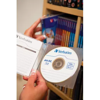 Verbatim BD-R XL 100GB 4x Plaša tintes drukājama virsma 5 gab. Jewel Case