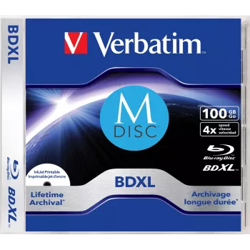 Verbatim MDISC Lifetime BDXL 100GB - viens disks