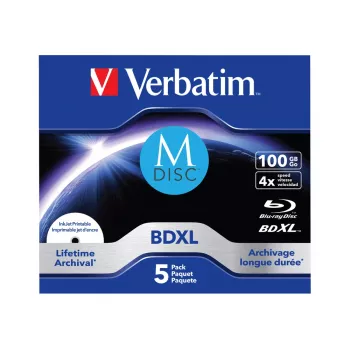 Verbatim MDISC BDXL 100GB arhīva disks (mūža garantija)