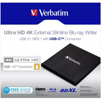Verbatim 43888 optiskais diskdziņš Blu-Ray DVD Combo melns