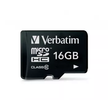 MicroSDHC Verbatim Premium 16GB Class 10 Melna 44010