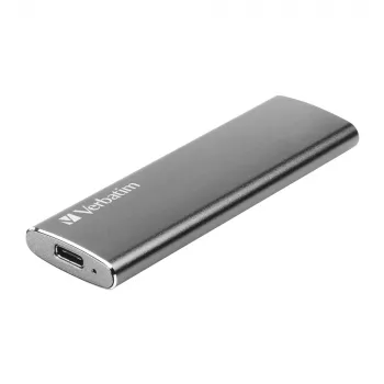 Verbatim Vx500 ārējais SSD disks USB 3.1 Gen 2 120GB, sudraba krāsa