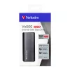 Verbatim Vx500 ārējais SSD disks USB 3.1 Gen 2 120GB, sudraba krāsa